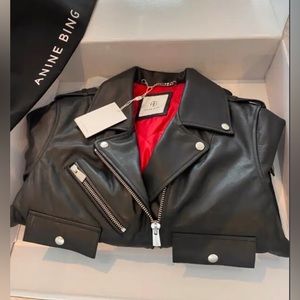 ***NEW ***THE CLASSIC MOTORCYCLE JACKET - Black - 100% Leather